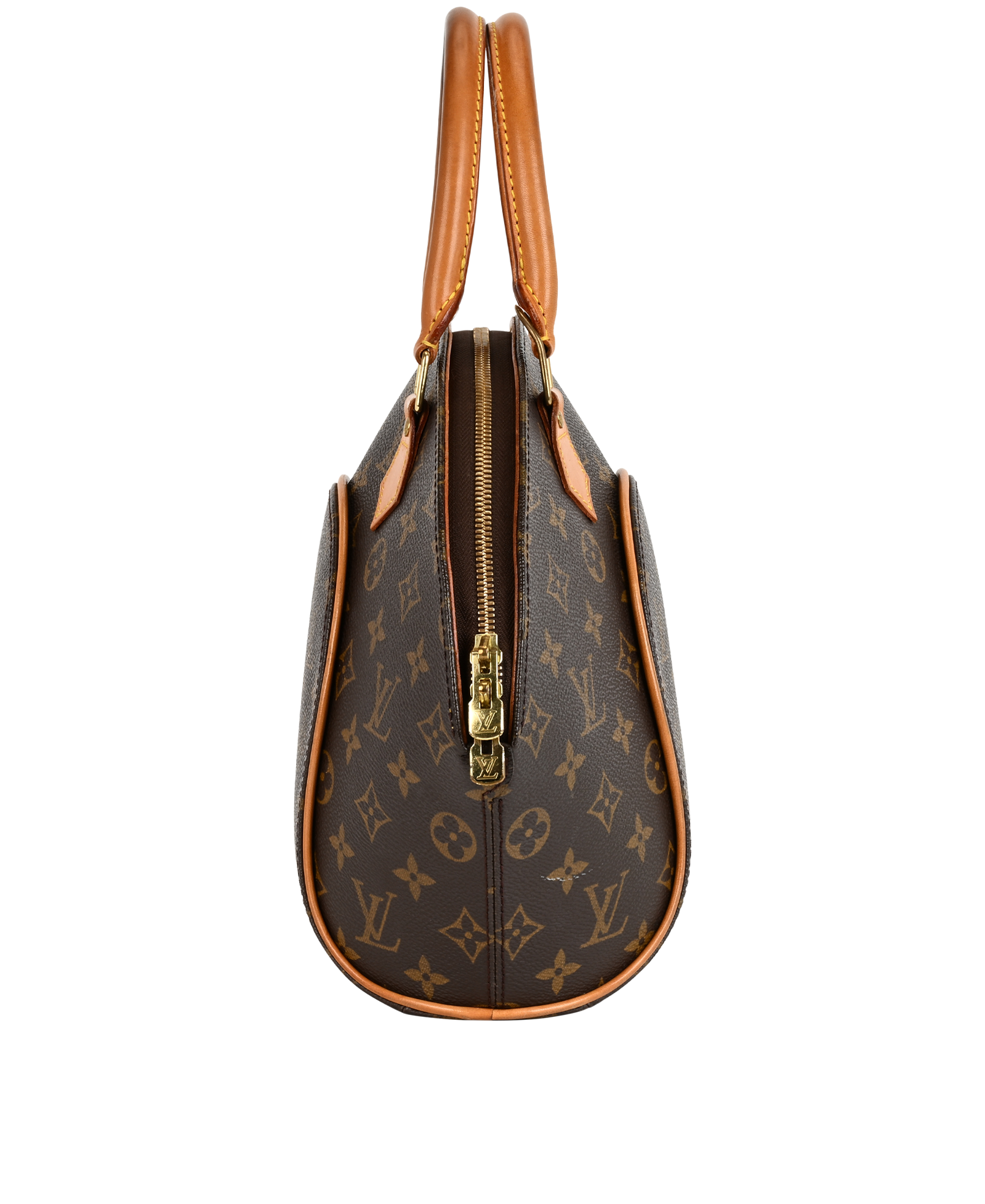 Ellipse PM, &pound;550, Handbags, Brown, Canvas, Side view